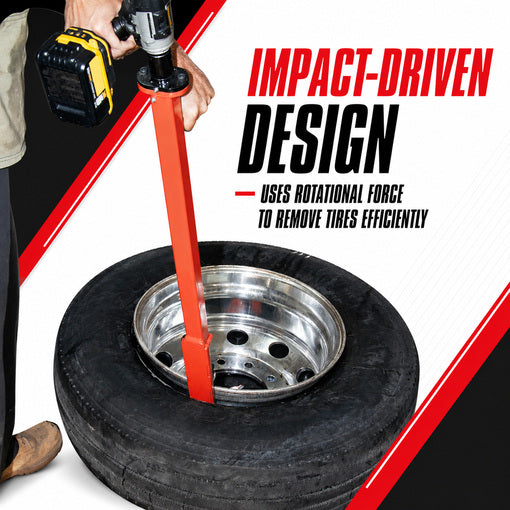 10"-24" Universal Truck Tire Impact Driven Demount Tool