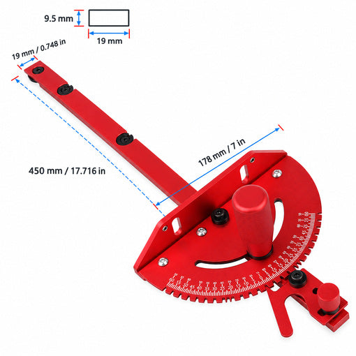 Precision Table Saw Miter Gauge