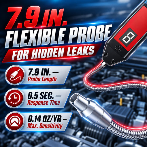 Refrigerant Leak Detector with UV & LED Light for HVAC