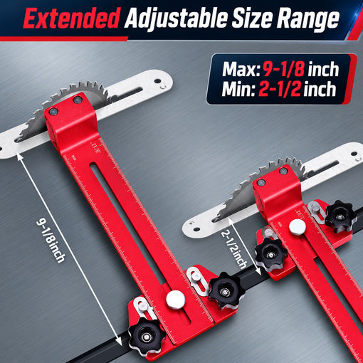 Universal 2-Roller Thin Rip Jig Table Saw Jig Guide
