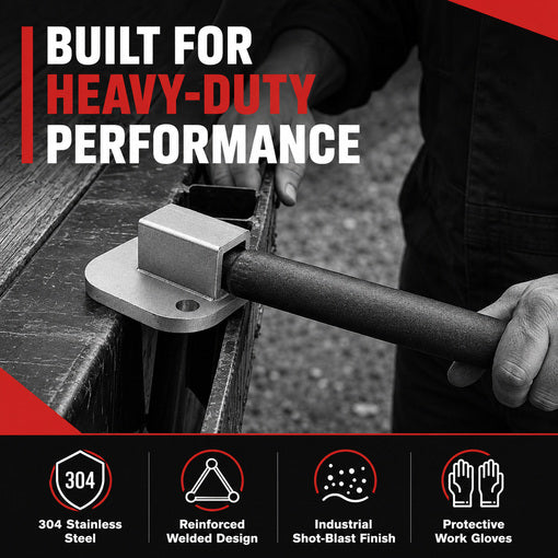 Heavy-Duty Flatbed Trailer Side Rail Repair Tool