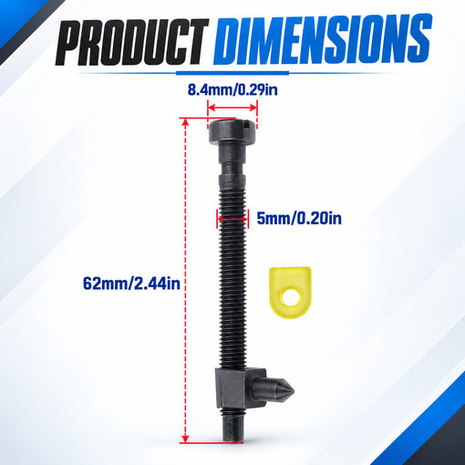 2-Pack Chainsaw Chain Adjuster Tensioner Screw