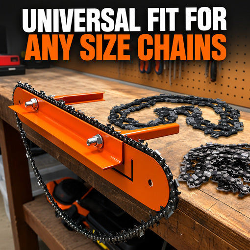 Universal Chainsaw Filing Vise with Quick Release Clamp