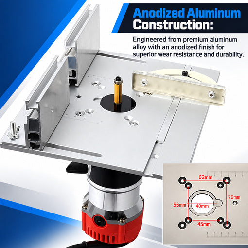 Router Table Insert Plate Set