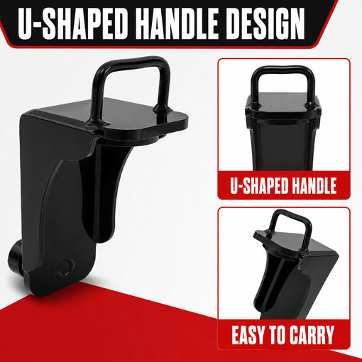 2-Pack Shipping Container Jack Lug with U-Shaped Handle