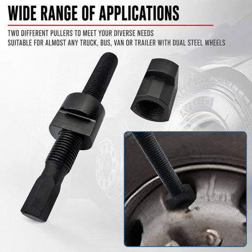 Dual Wheel Separator Tool Set with 11 Threads