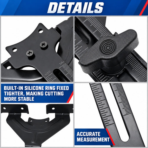 Quick Router Edge Guide for Fixed Base Compact Router