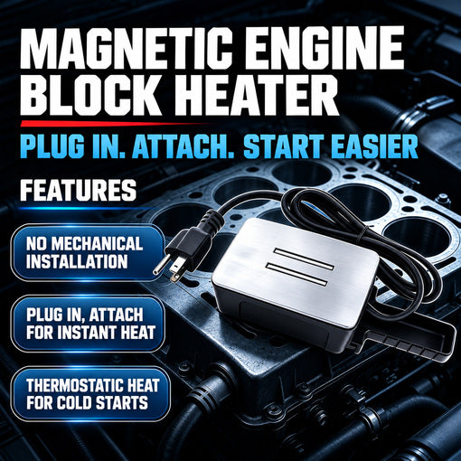 200W 120V Magnetic Engine Block Heater for Car Truck Tractor