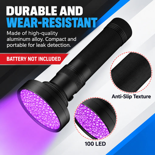 AC Leak Detector Kit with UV Flashlight