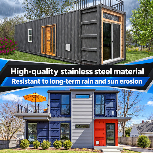 2-Pack Shipping Container Louvered Gable Air Vents