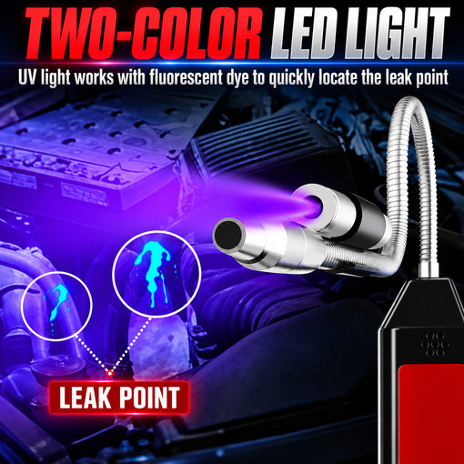 Refrigerant Leak Detector with UV & LED Light for HVAC