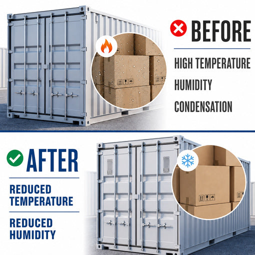 10-Pack Shipping Container Air Vent Kit