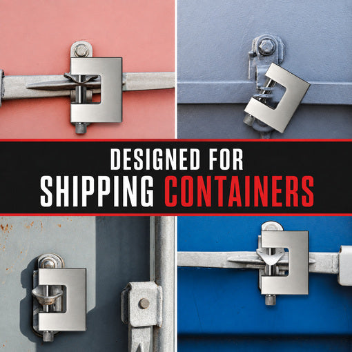 Shipping Container Heavy-Duty Stainless Steel D-Shaped Padlock