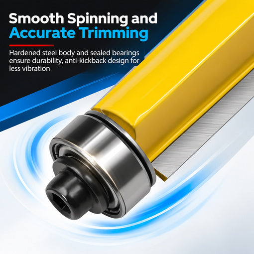 4PCS Top and Bottom Bearing Flush Trim Router Bits Set