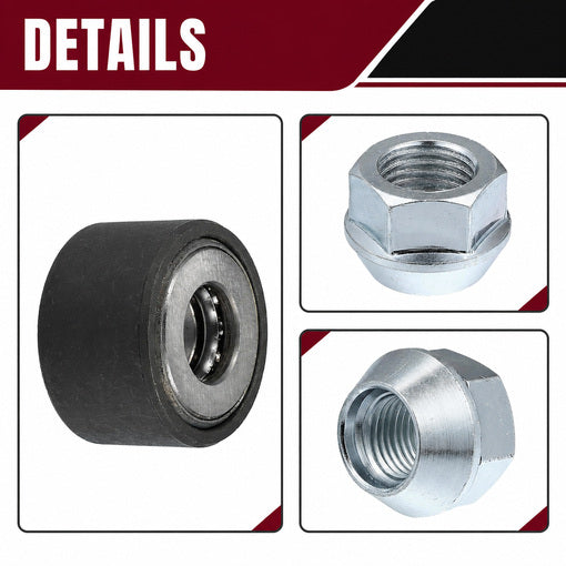 Universal Wheel Stud Installer Tool with 3/4-Inch Hex Wheel Lug Nuts