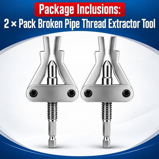 2-Pack Broken Pipe Thread Extractor Tool
