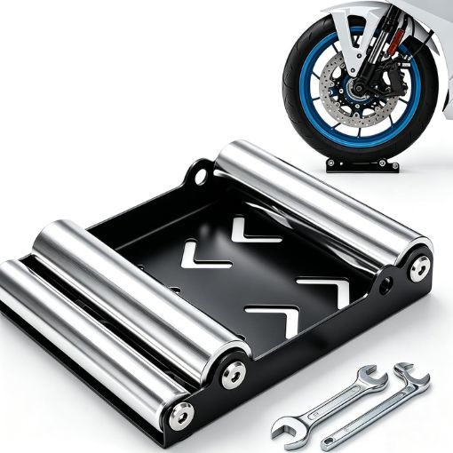 Easy Universal Motorcycle Wheel Roller Cleaning Stand