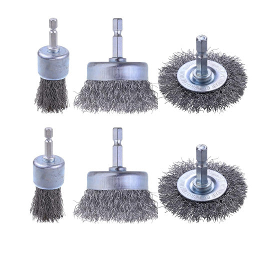 Wire Brush Drill Adapter Set
