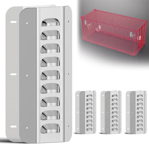 4-Pack Shipping Container Metal Air Vents