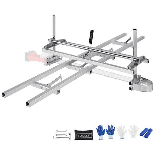 Chainsaw Mill and Rail Mill Guide System Complete Kit