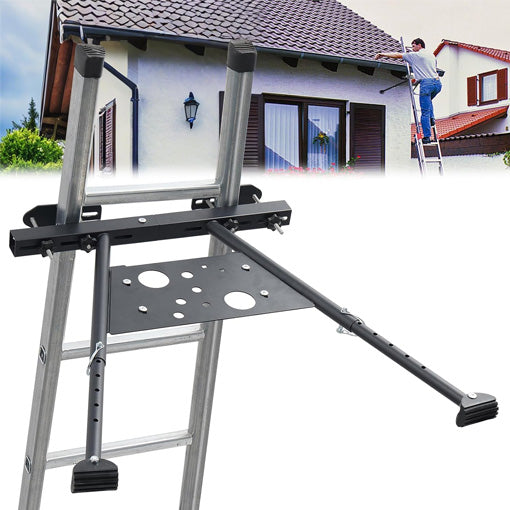 Extension Ladder Stabilizer with Tool Tray