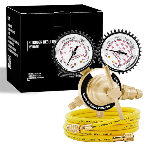 HVAC Nitrogen Regulator with Hose