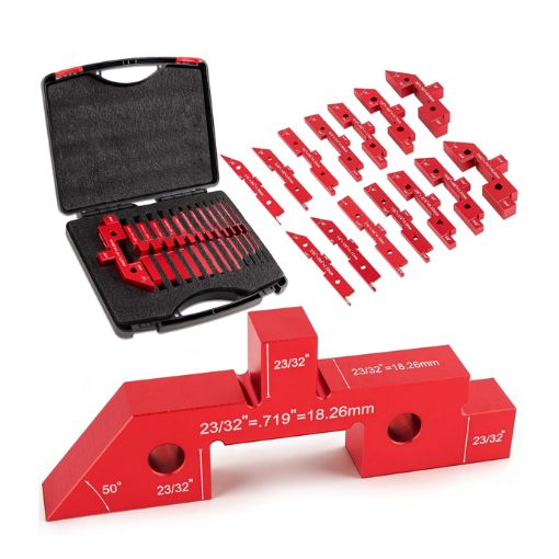 14pcs Router & Table Saw Setup Bars