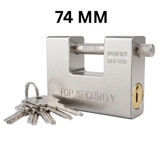 Heavy-Duty Aluminum Core Shipping Container Padlock