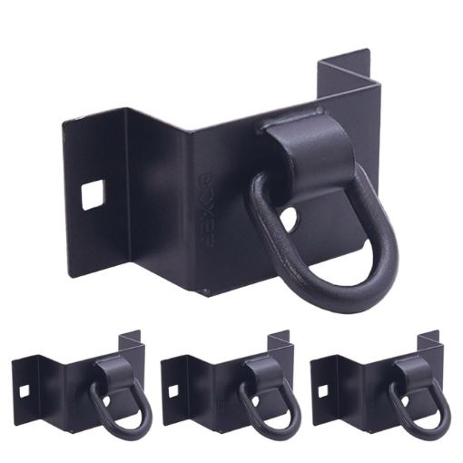 Bolt-On Trailer Side 2x4 Brackets with Welded D-Ring
