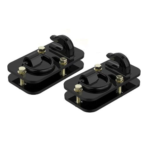 2-Pack 3/8" Tractor Bucket Hooks with Tie Down Ring