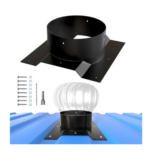 Shipping Container Corrugated Roof Vent Adapter