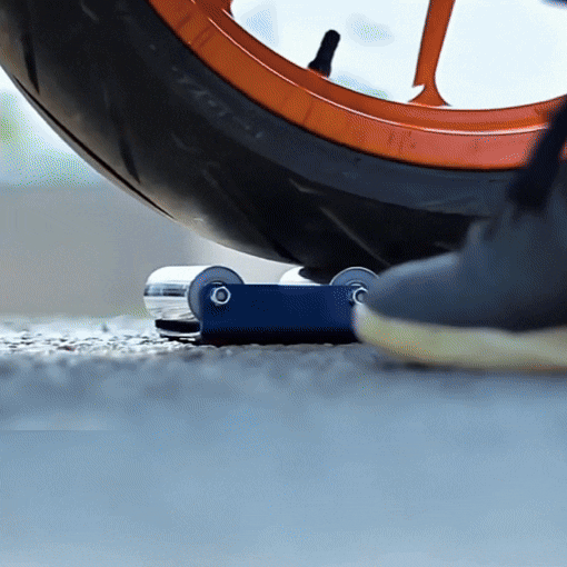 Motorcycle Wheel Cleaning Stand