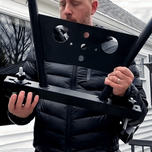 Extension Ladder Stabilizer with Tool Tray