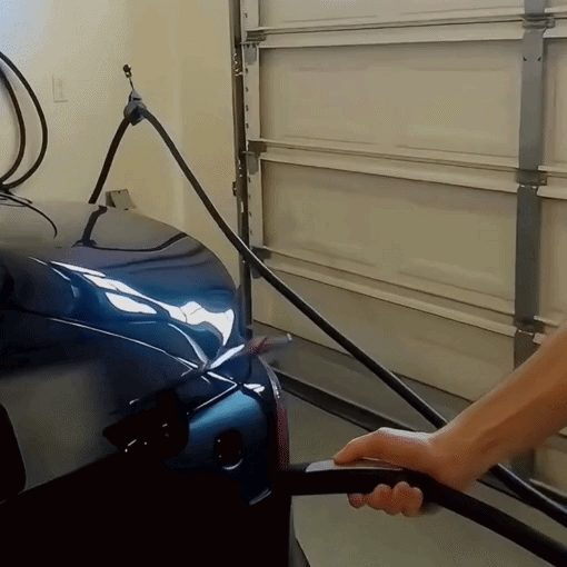 Retractable EV Charging Cable Holder