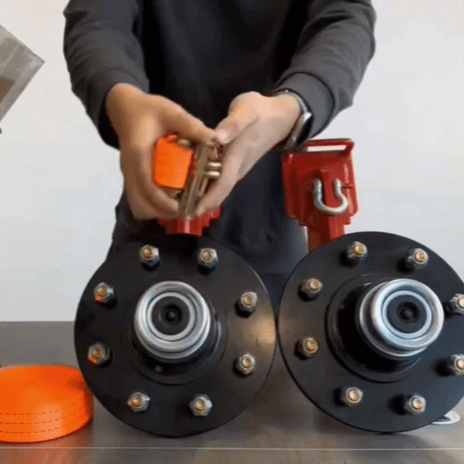 Shipping Container 8-Lug Wheel Axle Kit