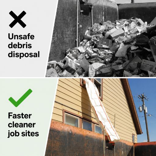 Easy Construction Trash Chute