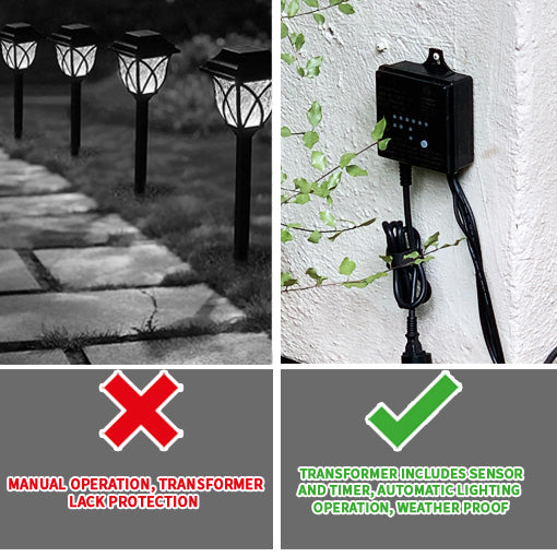 Outdoor Low Voltage Landscape Lighting Transformer