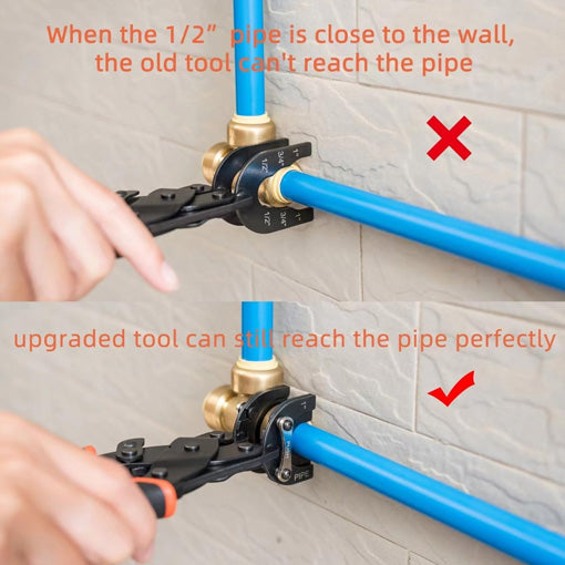 Push-to-Connect PEX Fitting Disconnect Tongs