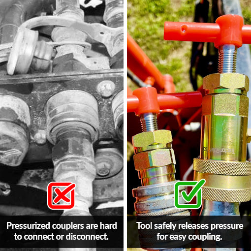 1/2" ISO Hydraulic Quick Coupling Pressure Decompression Tool