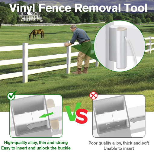 Vinyl Fence Removal Tool
