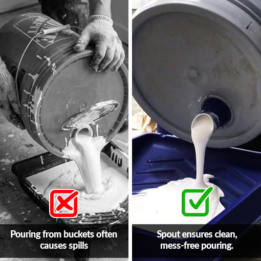 Mess-Free 5-Gallon Bucket Pour Spout