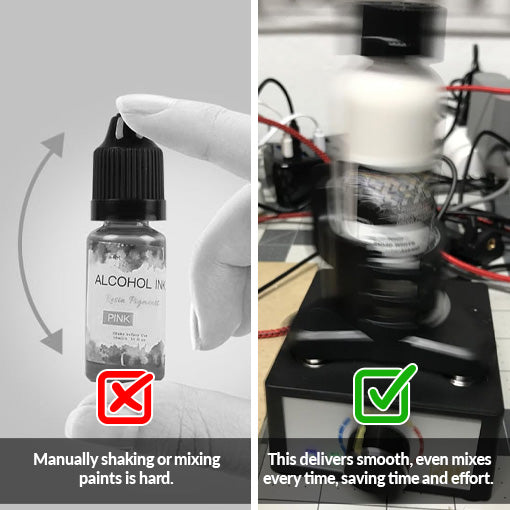 Hands-free Mini Vortex Paint Shaker Mixer Set