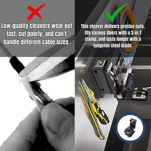 High Precision Optical Fiber Cleaver