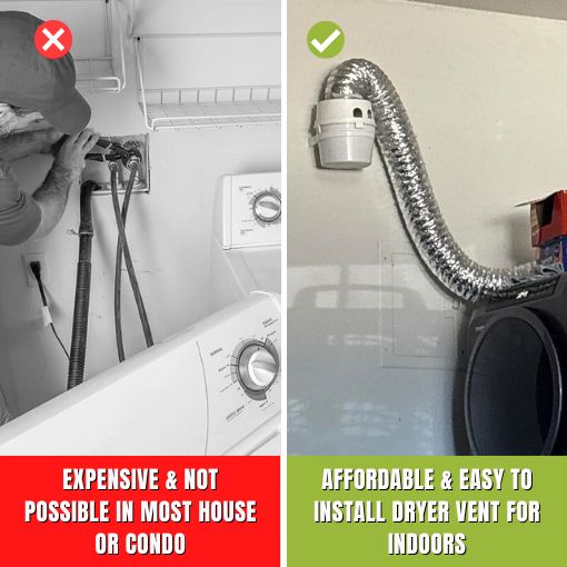 Indoor Dryer Vent Kit