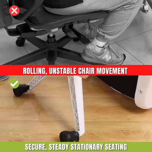 Office Chair Wheels to Fixed Stationary Castors