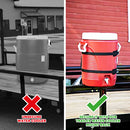 Trailer Water Cooler Mount Rack