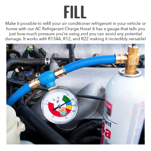 AC Refrigerant Charge Hose