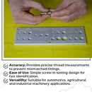 Grease Fitting Thread Tester