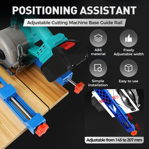 Adjustable Cutting Machine Base Guide