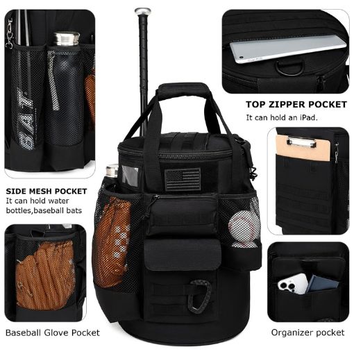 Baseball Bucket Bag